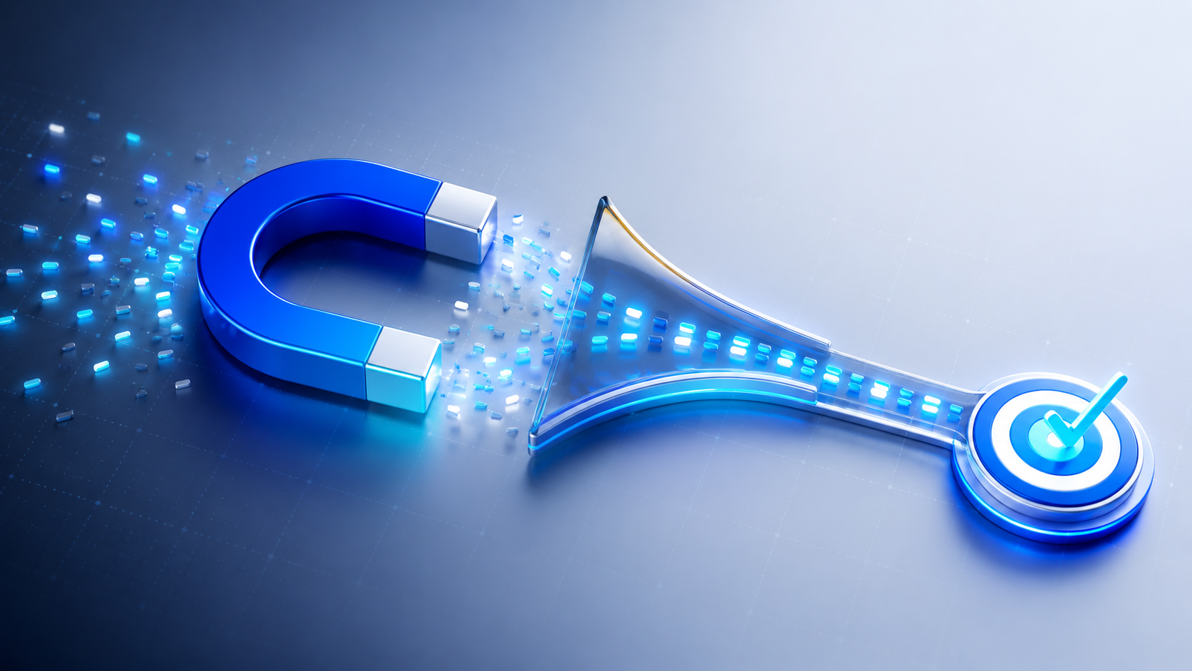 3D visual representing keyword research that brings real leads