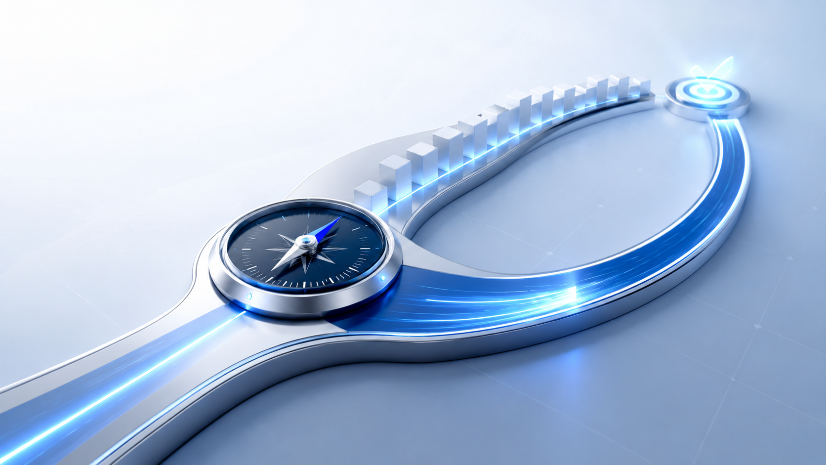 3D visual comparing SEO and SEM strategy